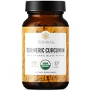 Truvani Organic curcuma curcuma curcuma compresse 1,350 mg Ogni - Supporto naturale con il pepe nero per l'assorbimento - 90 compresse