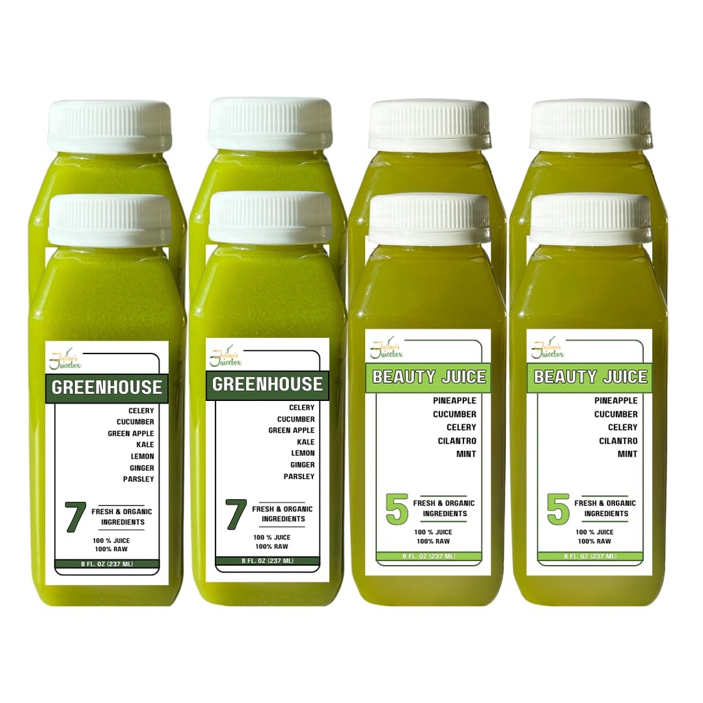 Nettoyer les jus de sucre à faible teneur en sucre - Perdre du poids, des courbures et redémarrer votre système - Idéal pour les enfants aussi!