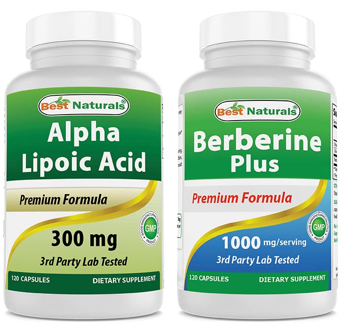 Best Naturals Alpha Lipoic Acid 300 mg & Berberin Plus 1000 mg