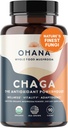 Aloha Medicinals Chaga, Antioxidante Pilz-Ergänzung, hilft Balance Stoffwechselsysteme und Immununterstützung, Packung von 1, 90 Kapseln Jede