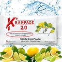 Krampade Potassium supplément de magnésium électrolytes en poudre - 50 mg Mag + 2000 mg K, >2X plus que l'eau de coco
