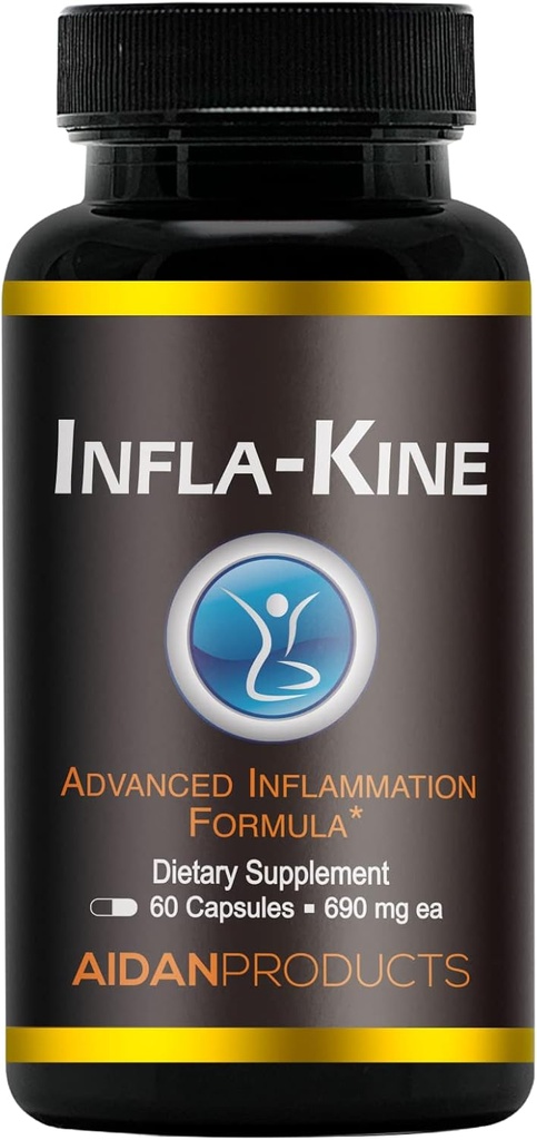Integratore Infla-Kine, Estratto di Boswellia, BCM-95 & Burdock Seed Blend per il supporto comune di mobilità, 60 capsule