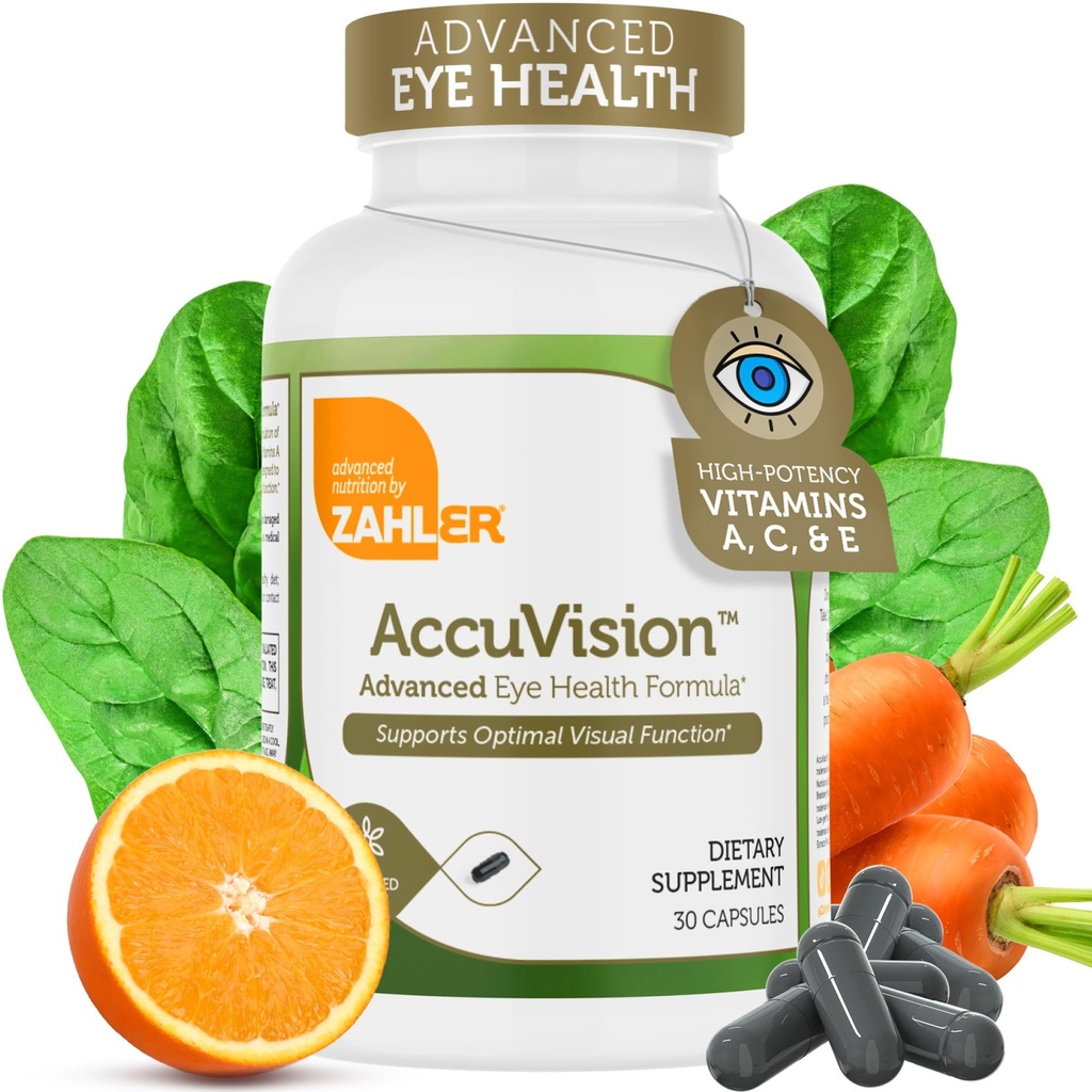 Zahler AccuVision, Advanced Eye Health Formula, 30 Kapseln