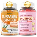 Gommies de gingembre en curcuma sans sucre & Gommies de myo-inositol sans D-Chiro