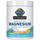 Jardin de la vie Dr. formuled complet alimentaire Magnésium 419.5g Poudre - Orange, Chélaté, Non-OGM, Vegan, Kosher, Gluten et sucre sans supplément avec probiotiques - Meilleur pour anti-stress, calme et régularité