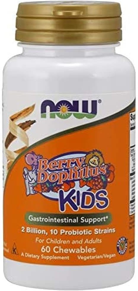 Nourritures Berry Dophilus Chewable, 60 Comte
