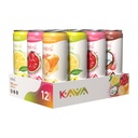 MITRA-9 Botanische Getränke - Kava Drink Flavor Variety Pack mit Kava Root Extract - Mood Enhancer - Plant Based - Fördert natürliche Beruhigung und Klarheit (12 Fl. Oz) (12)