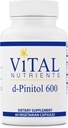 Vital Nutrients - D-Pinitol - Per la manutenzione e il supporto della salute ovarica - 60 capsule vegetariane per bottiglia - 600 mg