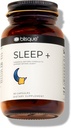 Blisque – Integratore naturale per l'aiuto al sonno | Doctor-Approved | con Melatonina, radice valeriana e fiore della passione | 90 capsule | Vegan