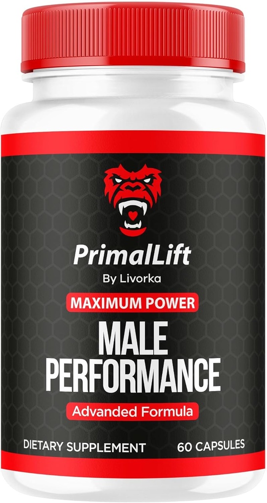 Primal Lift, Primal Lift für Herren, Primal Lift Kapseln, Primal Lift Pillen, Primal Lift Supplement, PrimalLift Alle natürlichen Support, Primal Lift Advanced Formula, 60 Kapseln für 1 Monat