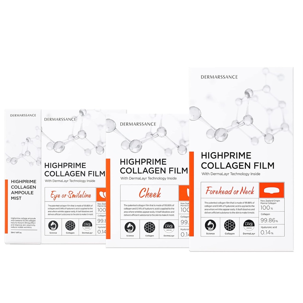 Highprime Collagen Film & Mist Kit - Set completo per 5 sessioni