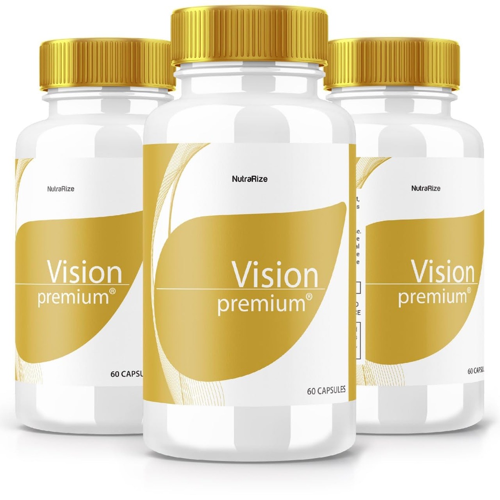 (3 Pack) Vision Premium, Premium Eye Support Supplement, Vision Premium per migliorare la concentrazione e la messa a fuoco, Vision Premium All-Natural Pills for Healthy Eyes, VisionPremium Recensioni (180 Capsules)
