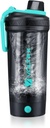 Bouteille de shaker VOLTRX, Gallium USB C Mélangeur de protéines électriques rechargeables, tasses de shaker pour shakes de remplacement de protéines et de repas, sans BPA, fabriqué avec Tritan, 24oz