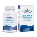 Nordic Naturals Complexe Vitamine E, non aromatisé - 30 gels souples - 6 formes de vitamine E pour le soutien antioxydant - Protection cellulaire - Non-OGM - 30 portions