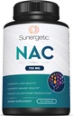 Premium NAC Supplemento N-Acetyl Cysteine – 750mg Per Capsule – Supporta fegato, Detox Immune, Cellular & Respiratory Health – 90 N Acetyl Cysteine Capsule