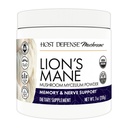 Host Defense Lion's Mane Powder - Brain Health Support Supplement - Pilz-Ergänzung zur Unterstützung Fokus- & Gedächtnis-Funktion - Immun- & Nervous System Support Supplement - 7 oz (133 Servierungen)*