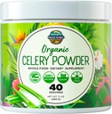 Polvere di succo di celeria organica (40 porzioni) Supporta la salute del fegato, Detox Juice Cleanse, Boost Energy Levels & Immune System, Polvere di succo verde, Greens in polvere, Colon & Body Detox Cleanse per gli uomini delle donne