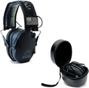Walker Razor Slim Electronic Shooting Hearing Protection Muff (Sound Amplification and Suppression) con custodia protettiva
