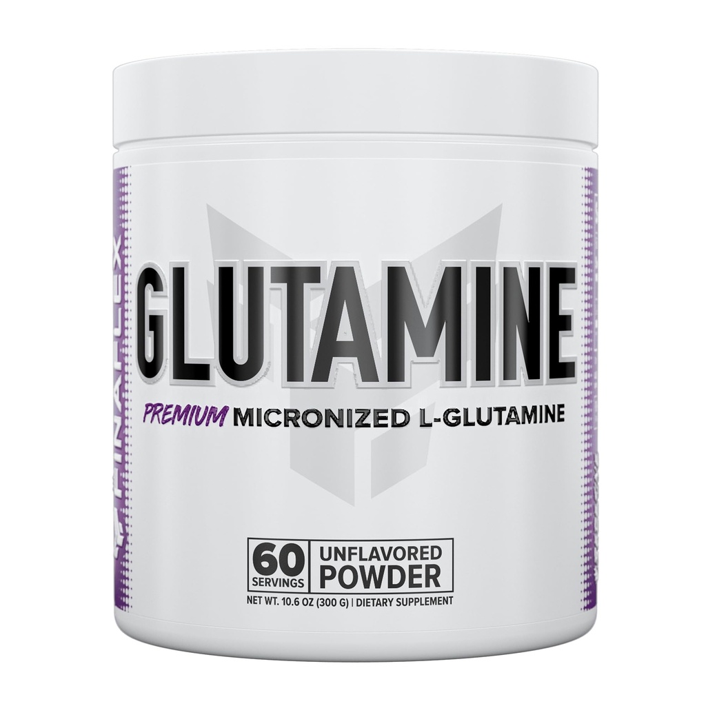 FINAFLEX Pure GLUTAMINE, Polvere non aromatizzata - 10.6 oz - Riduce i livelli di azoto e riduzione del muscolo - 100% pura L-Glutamina - 60 porzioni