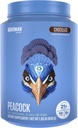 BIRDMAN Peacock Vegan Protein Powder.com Remplacement complet de repas à base de plantes Shake avec Magnésium, Vitamine D, MCT Oil.