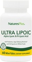 Natures Plus Ultra Lipoic - 60 Bi-Layered Mini-Tabs - Unterstützt freie Radikale Verteidigungen mit Probiotika, Nährstoffe & Ganze Lebensmittelkonzentrationen - Glutenfrei - 30 Portionen