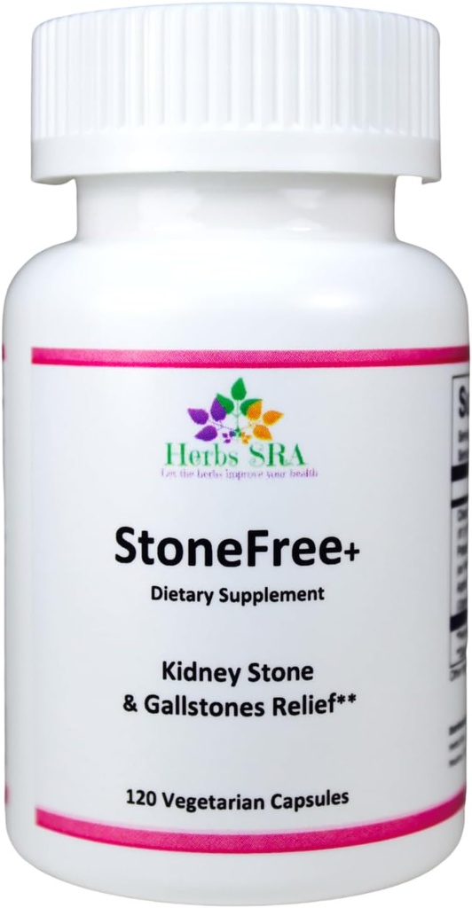 Stone Free Herbal Supplement - Natural Kidney & Gallstone Support - Premium Blend - Funzione ottimale - Gallbladder Health