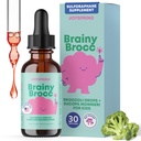 JoySpring Broccoli Ergänzung für Kinder | Sulforaphane & Bacopa Monnieri Drops | Unterstützt kognitive Funktion | Vegan & Kid-Friendly