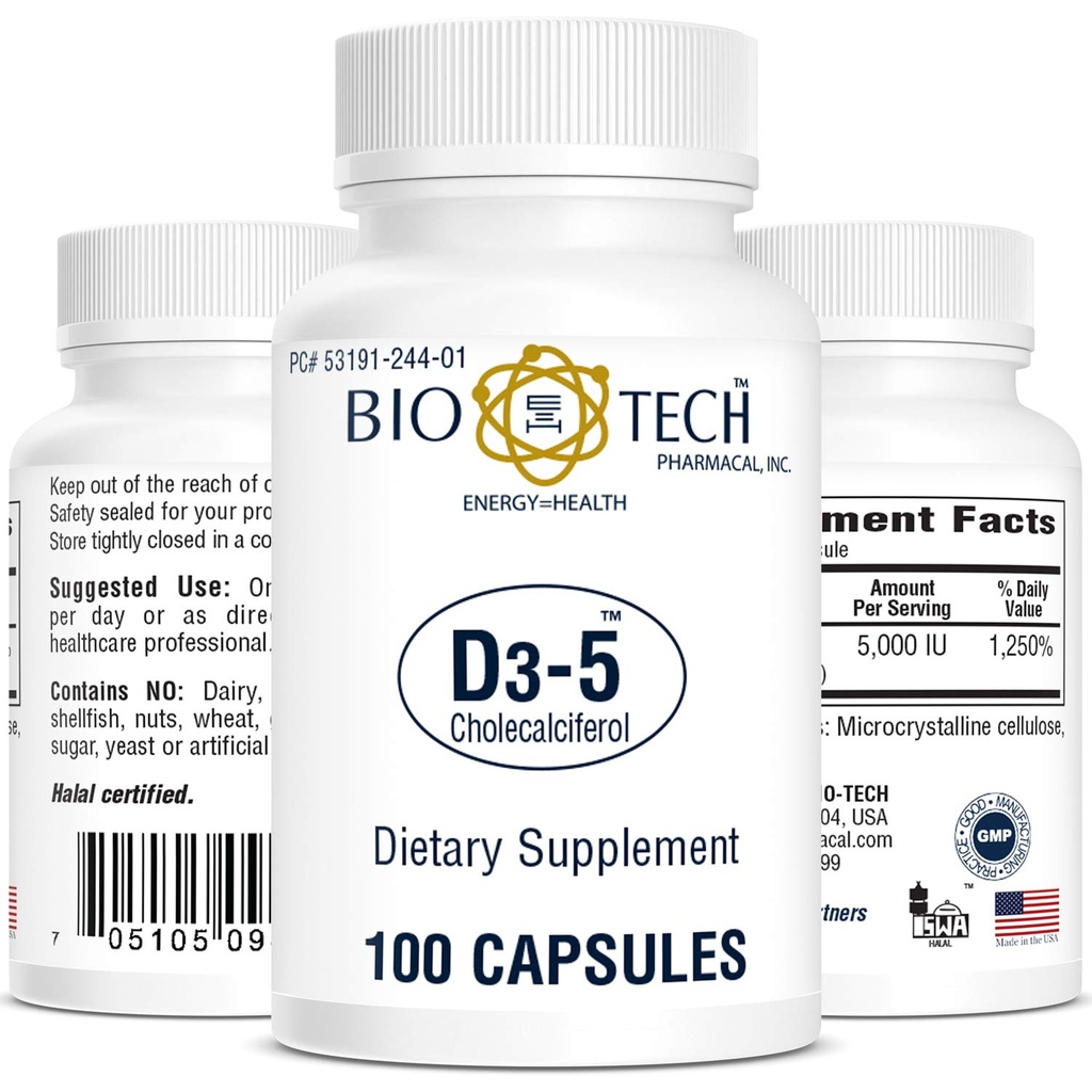 Bio Tech Vitamin D Kapsel 53191024401 1 Flasche, 100 pro Flasche