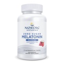 Nordic Naturals Zero Sugar Melatonin Gummies, Raspberry - 120 Gummies - Melatonina da 1,5 mg - Grande Guste - sonno riposante, Supporto antiossidante - Non OGM, Vegan - 120 Serve