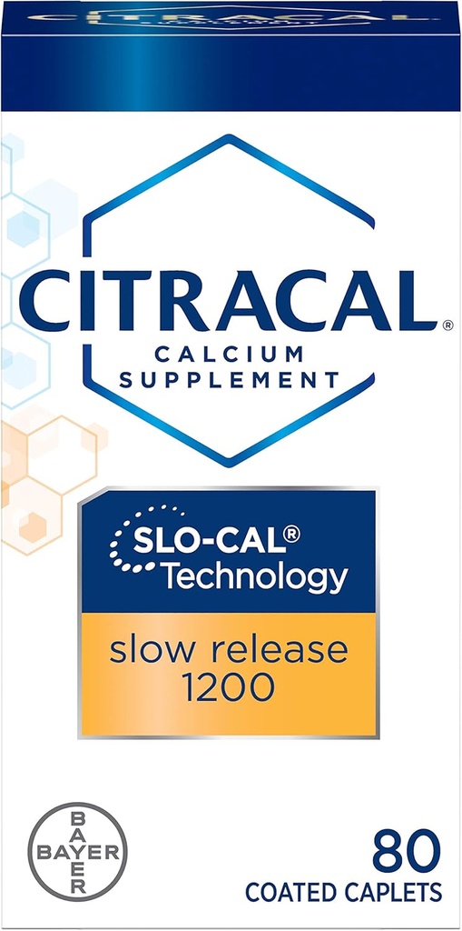 Calcium citrique + D Taille de limbe 80ct Calcium citrique + D 80 Compte (paquet de 4)