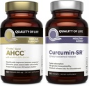 Qualität des Lebens Eigenschaften Kinoko Gold AHCC und Microactive Curcumin SR - Immununterstützung Curcumin Bundle