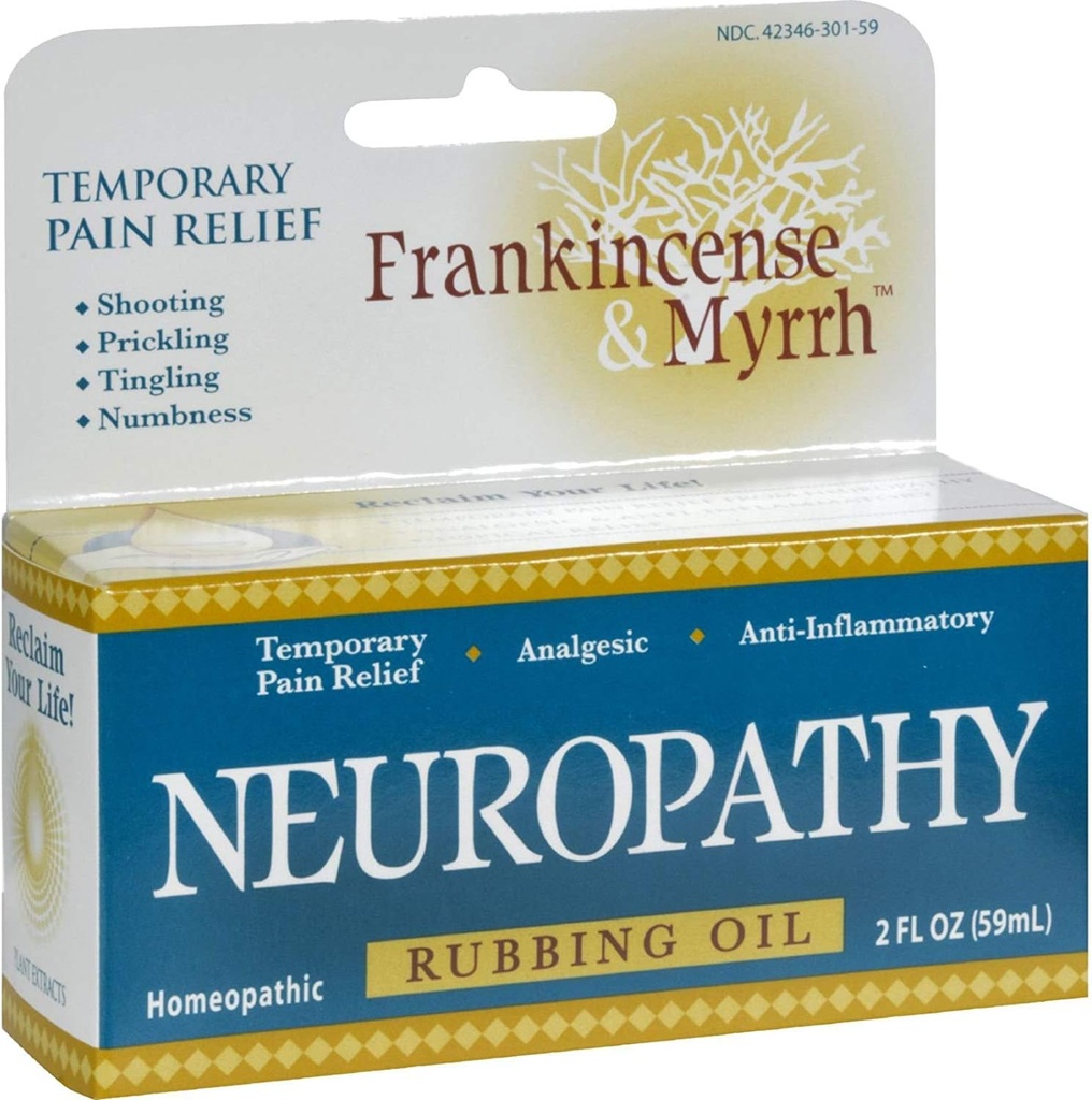 Frankincense und Myrrh Neuropathie Reiben Öl - 2 fl oz (Pack von 2)