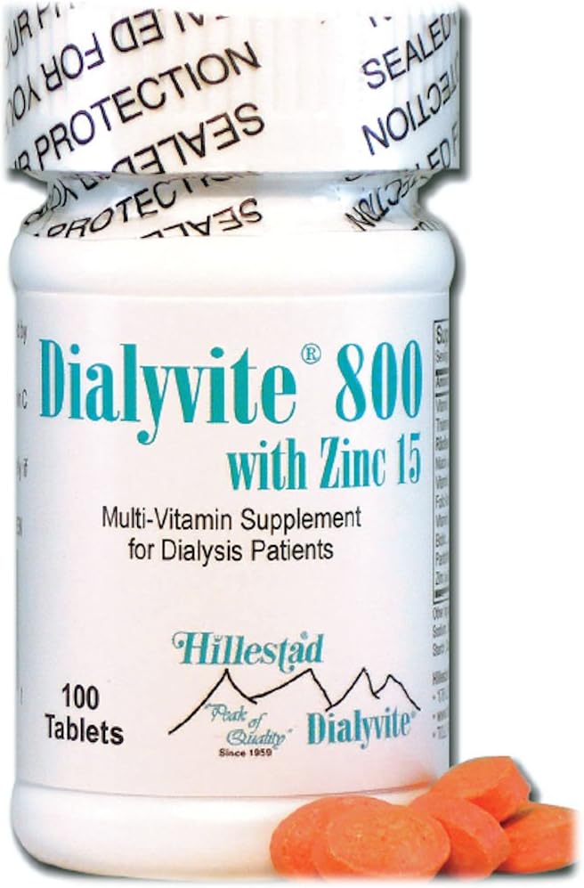 Dialyvite 800 mit Zink 15 mg. - 100 Tabs (Niere Beilage)