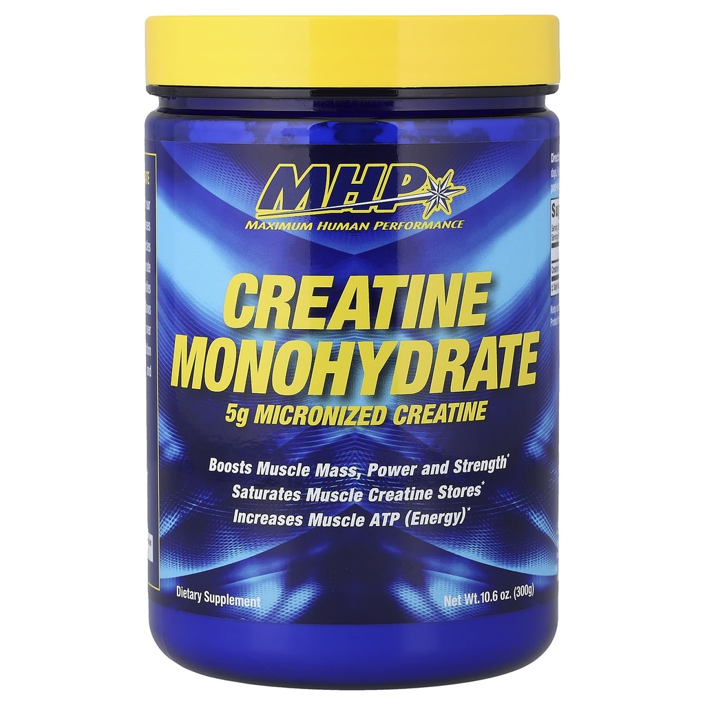 Massimo rendimento umano Mhp Creatina micronizzata, 300 g