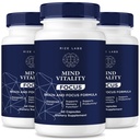 rize labs Mind Vitality Focus Brain Supplement, Mind Vitality to Boost Focus and Concentration & Vermeiden Mid-Afternoon Fatigue, Mind Vitality Advanced Formula Reviews (180 Kapseln) (Pack of 3)