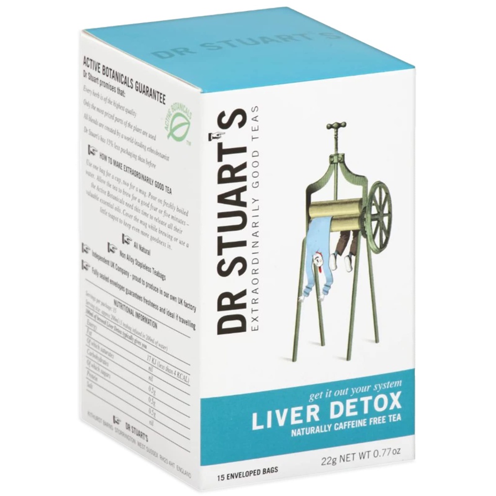 Dr Stuarts Liver Detox Tea Bags (en anglais seulement) 22g (15 sachets de thé)