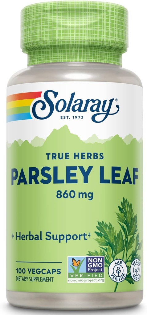 SOLARAY Parsley Kapseln, 860 mg | 100 Zähler