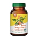 MegaFood MegaFlora Probiotics + Prebiotics Turmeric Supplement - Präbiotika und Probiotika für Frauen und Männer, Verdauungsgesundheit, 50 Billion CFUs, 14 Strains - 90 Kapseln (45 Servietten)