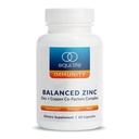 Equilife Balanced Zink, 15 mg Zink & Kupfer Co-Factor Complex Supplement mit Vitamin C & Vitamin B6 für tägliche Immunität und Wellness-Unterstützung, Glutenfrei, Vegan, Non GMO, 60 Kapseln