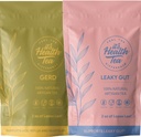 Bundle funzionale del tè di erbe del supporto digestivo: Reflux acido + Bundle del tè del fegato del gut leaky per il supporto digestivo & Balance
