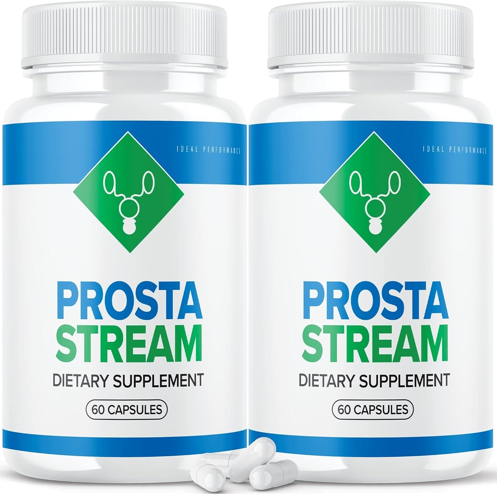 Prestazioni ideali (2 Pack) Prosta Stream Prostate Supplemento pillole Prostastream (120 capsule)