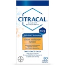 Citracale à libération lente - Calcium 1200 mg avec vitamine D3, magnésium, supplément de calcium, os de soutien de santé, prendre une fois par jour Caplet, 80 Compte