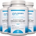 P Puregen Labs Cough Relief für Erwachsene Dextromethorphan HBr 15mg | 8-Hour, nicht-Drowsy, Long-Lasting Bronchial Suppressant | Alter 12+ | Vergleich zu Robafen und Robitussin - 3 Pack | Insgesamt 180 Softgels