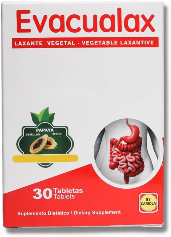 Comprimés Laxatifs Senna - Laxatifs Légumes Naturels avec Feuille de Senna, Graine de Prune & Papaya - Adoucisseur de Tabouret Herbal pour Relief de Constipation, Soutien Digestionnel, Postpartum et Voyage - 30 Comprimés