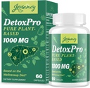 1000 MG Detox Detox Cleanse, High-Potent, Gut Cleanse & Detox Capsule per Donne & Uomini, Detossificazione Naturale, Colon, Liver, Antiossidante & Supporto Digestivo, 60 Capsule
