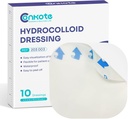 Conkote Hydrocolloid Wund Dressing 4”x 4”, Steril Thin Adhesive Patches, Box von 10 Dressings