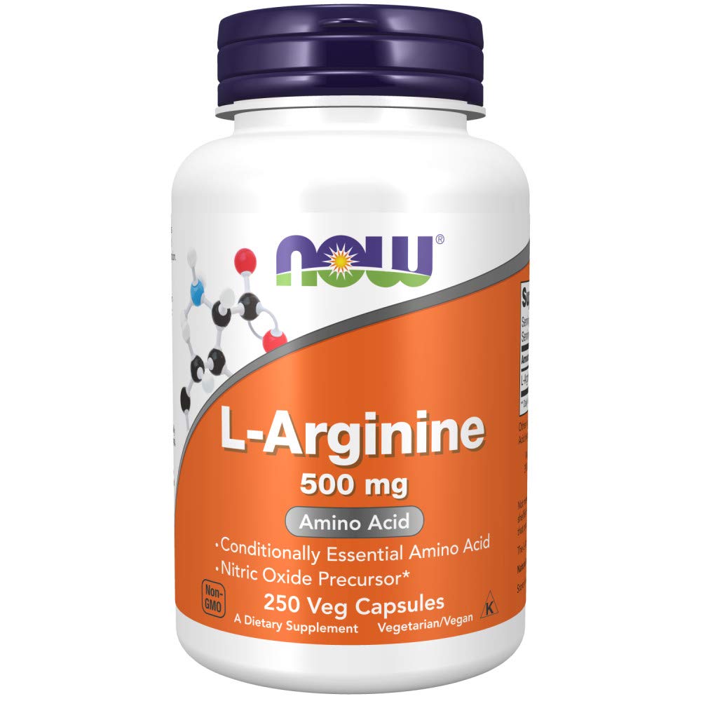 Maintenant Aliments L-Arginine, 500 mg, 250 capsules