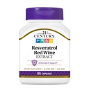Resveratrol Red Wein Extrakt Kapseln, 90Count