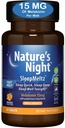 Melatonina rapida dissolvere la melatonina di Triple Strength della natura 15mg con la miscela di sostegno | Natural Orange Flavor | 90 Count | Sugar Free, Vegan, Non OGM, Drug Free