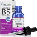 Vitamin B5 Pantothensäure Flüssigkeitstropfen - Made in USA - 500% DV pro Servieren - 36 Portionen pro Container - Toll für Männer, Frauen, Kinder - Vegan Flüssige Vitamine - Bulk Sizes Auch verfügbar